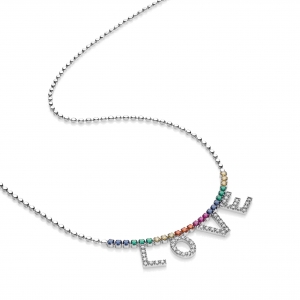 Collana in Argento con zirconi